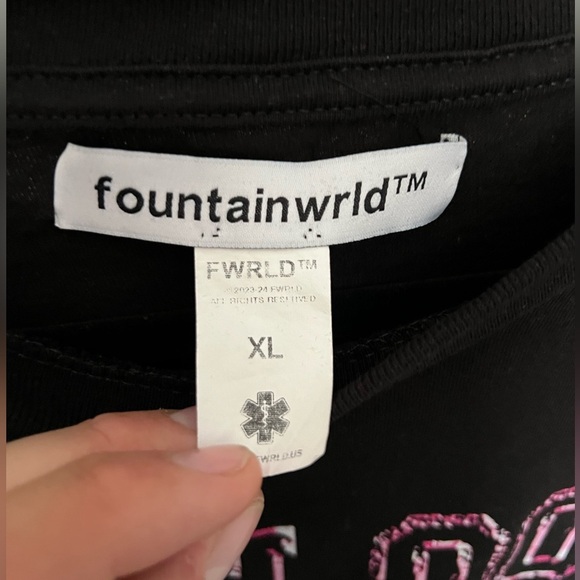 Fwrld (Foutainwrld) "too high to f*ck" t-shirt - Picture 2 of 5